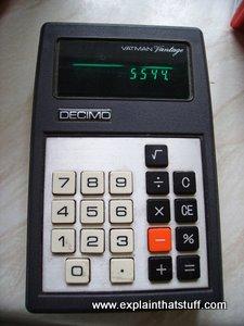 Decimo Vatman calculator from the mid-1970s