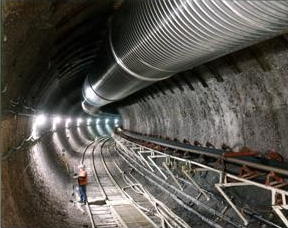 tunnel at Yucca Mountain