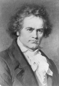 Beethoven portrait.