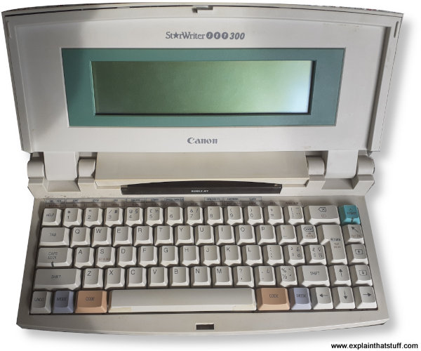 Canon Starwriter electronic typewriter word processor