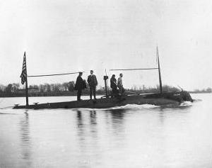 USS Holland Submarine Torpedo Boat underway