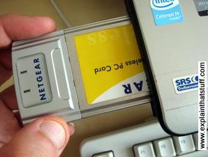 Netgear PCMCIA draadloze kaart voor laptop