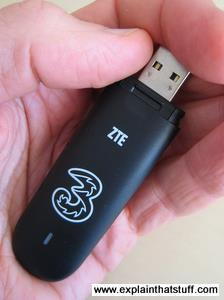 HSDPA mobile broadband modem or dongle made by ZTE